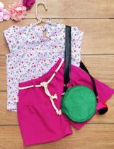 Conjunto blusa estampa
