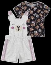 Conjunto Blusa/Jardineira Carinhoso 3 Conjunto Blusa/Jardineira Carinhoso 3