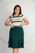 Conjunto Blusa Listrada e Saia Bababo Conjunto Blusa Listrada e Saia Bababo