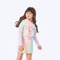 Conjunto Blusa Magic E Short-Saia Lilás Infantil Menina Mundo Cinti 12335 Lilas