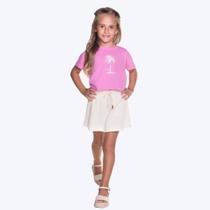 Conjunto Blusa Manga Curta e Saia Infantil Feminino Have Fun 29625