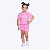 Conjunto Blusa Manga Curta e Shorts Infantil Feminino Have Fun 29637