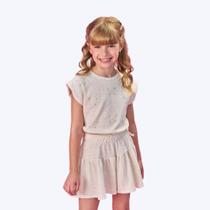 Conjunto Blusa Manga Curta E Shorts Off White Infantil Menina Mundo Cinti 12540 Offwhite Conjunto Blusa Manga Curta E Shorts Off White Infantil Menina Mundo Cinti 12540 Offwhite
