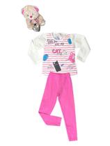 Conjunto Blusa Manga Longa e Legging Listradas Conjunto Blusa Manga Longa e Legging Listradas