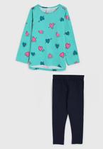 Conjunto blusa manga longa e legging malwee -91463 Conjunto blusa manga longa e legging malwee -91463