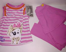 Conjunto blusa regata com calça legging