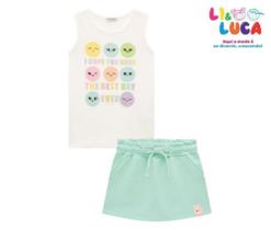 Conjunto blusa regata e short