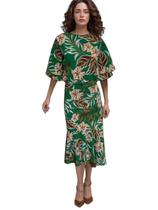 Conjunto blusa + saia midi premium