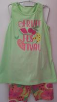Conjunto blusa/short feminino infantil Malwee Kids!