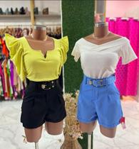 Conjunto blusa + short Conjunto blusa + short