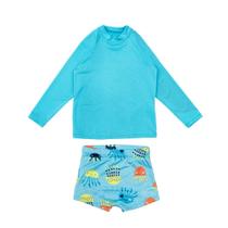 Conjunto Blusa + Sunga Infantil Menino Praia Proteção Solar