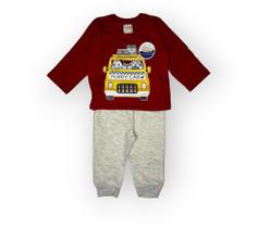 Conjunto Blusão Brilha no Escuro e Calça Jogger Moletom