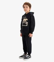 Conjunto Blusão Capuz e Calça Moletom Rovi Kids Preto Conjunto Blusão Capuz e Calça Moletom Rovi Kids Preto