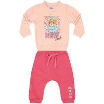 Conjunto Blusão com calça de Moletom Peluciado REF:10484 - Kiko e kika