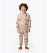 Conjunto Blusão Com Calça Menino Rovi Kids Bege Conjunto Blusão Com Calça Menino Rovi Kids Bege