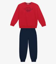 Conjunto Blusão Com Calça Moletom Felpa Trick Nick Vermelho Conjunto Blusão Com Calça Moletom Felpa Trick Nick Vermelho