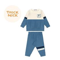 Conjunto Blusão Com Calça Trick Nick Azul -