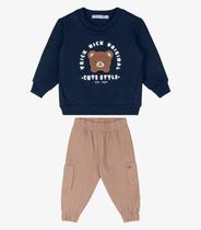 Conjunto Blusão Com Calça Trick Nick Azul