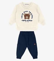 Conjunto Blusão Com Calça Trick Nick Bege