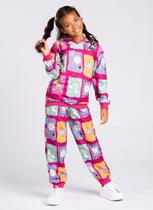 Conjunto Blusão Com Capuz E Calça Em Moletom Arco-íris Conjunto Blusão Com Capuz E Calça Em Moletom Arco-íris