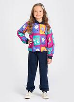 Conjunto Blusão Com Capuz E Calça Em Moletom Arco-íris Conjunto Blusão Com Capuz E Calça Em Moletom Arco-íris