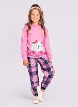 Conjunto Blusão Com Capuz E Calça Em Moletom Ursinha Conjunto Blusão Com Capuz E Calça Em Moletom Ursinha