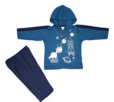 Conjunto blusão com capuz e calça Conjunto blusão com capuz e calça