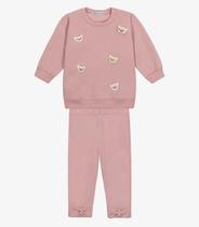 Conjunto Blusão com Legging Menina Trick Nick Rosa Conjunto Blusão com Legging Menina Trick Nick Rosa