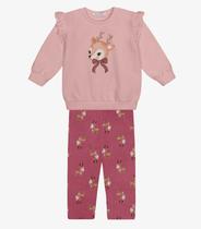 Conjunto Blusão com Legging Menina Trick Nick Rosa Conjunto Blusão com Legging Menina Trick Nick Rosa