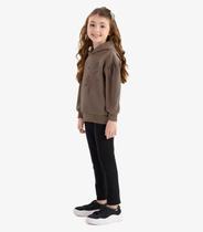 Conjunto Blusão com Legging Molecotton Rovi Kids Marrom Conjunto Blusão com Legging Molecotton Rovi Kids Marrom