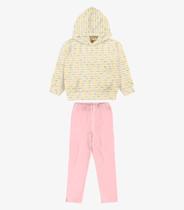 Conjunto Blusão com Legging Molecotton Rovi Kids Rosa Conjunto Blusão com Legging Molecotton Rovi Kids Rosa