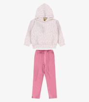 Conjunto Blusão com Legging Molecotton Rovi Kids Rosa