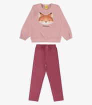 Conjunto Blusão com Legging Molecotton Rovi Kids Rosa Conjunto Blusão com Legging Molecotton Rovi Kids Rosa