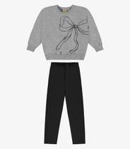 Conjunto Blusão com Legging Rovi Kids Cinza