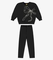 Conjunto Blusão com Legging Rovi Kids Preto