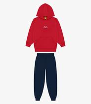 Conjunto Blusão de Capuz e Calça Moletom Rovi Kids Vermelho Conjunto Blusão de Capuz e Calça Moletom Rovi Kids Vermelho