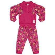 Conjunto Blusão e calça de Moletom Peluciado REF:10485 - Kiko e kika