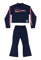 Conjunto Blusão e Calça Infantil Menina Bee Loop