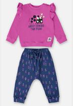 Conjunto Blusão e Calça para Bebê Menina Up Baby