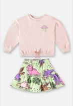 Conjunto Blusão e Saia Infantil Menina Up Baby