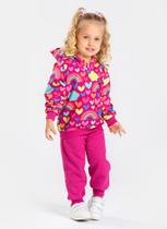 Conjunto Blusão em Moletom e calça Arco-íris Conjunto Blusão em Moletom e calça Arco-íris