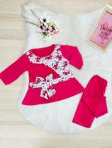 Conjunto Blusinha Manga Longa + Calça Catarina