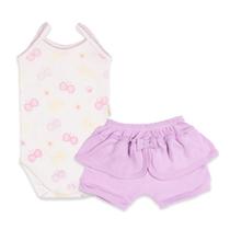 Conjunto Body Alcinha e Short Borboletas