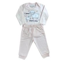 Conjunto Body Bebê Menina Mom's Hug