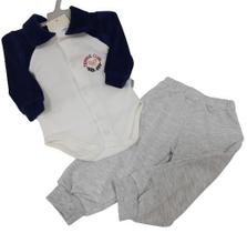 Conjunto Body Bebê Menino Inverno Chuquinha Baby Ref 7270 Conjunto Body Bebê Menino Inverno Chuquinha Baby Ref 7270