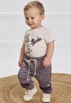 Conjunto Body Calça Moletom Menino LucBoo