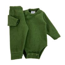 Conjunto Body + calça soft Embossed Baby - G