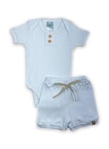 Conjunto Body Canelado Premium Manga Curta - Tippy Baby -