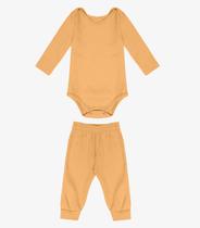 Conjunto Body com Calça Select Amarelo Conjunto Body com Calça Select Amarelo
