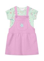 Conjunto Body Cotton / Salopete Moletinho 260730090959 BRANDILI Conjunto Body Cotton / Salopete Moletinho 260730090959 BRANDILI